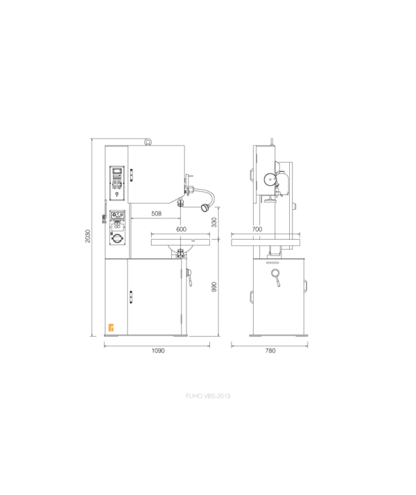 NEW 20" Vertical Bandsaw - Inverter | High Performance：圖片 3